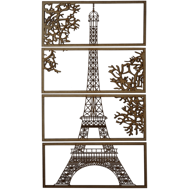 4 Cadres Tour Eiffel pour décorer votre intérieur